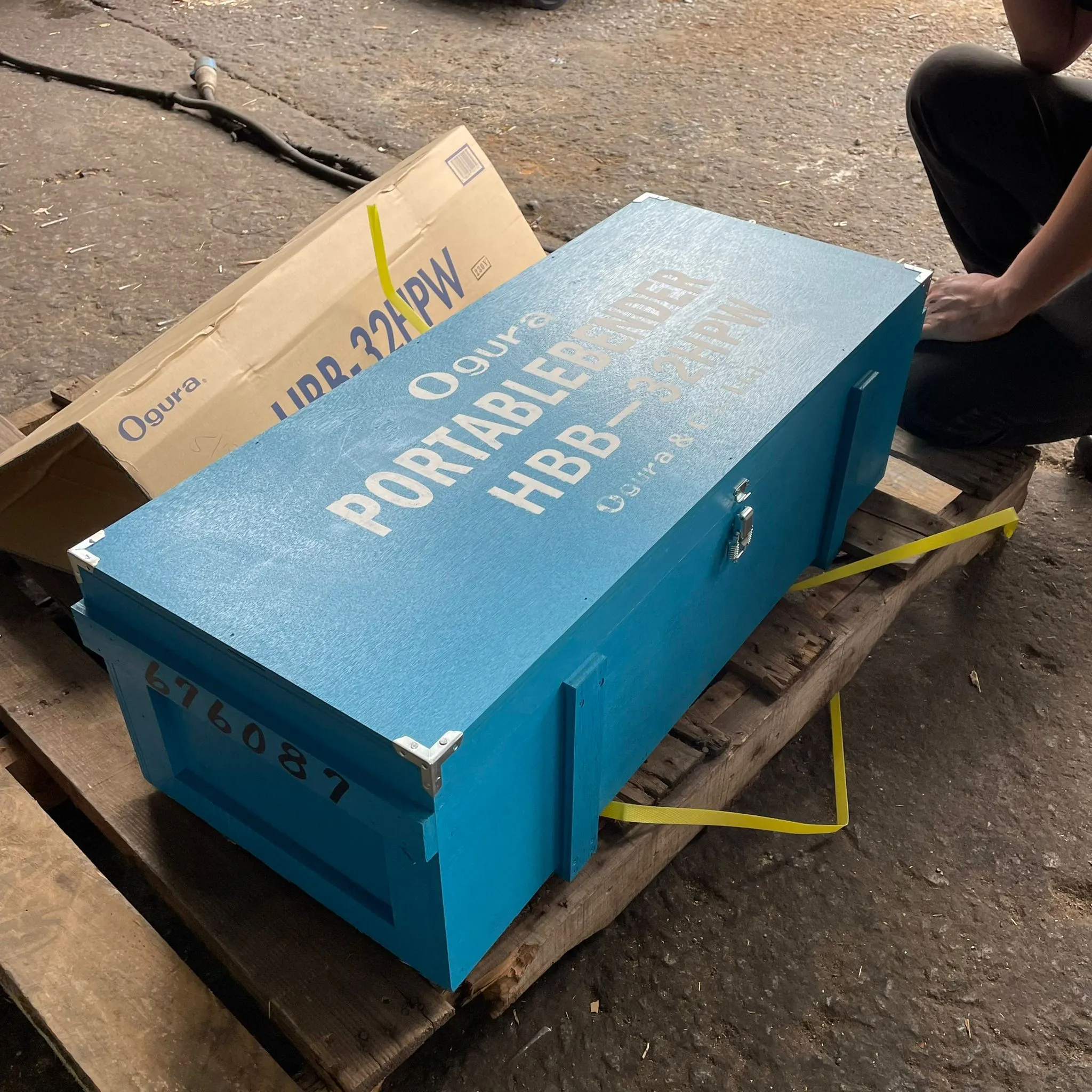 Ogura HBB-32HPW Electric Hydraulic Portable Rebar Bender 230V D32 | Model : OG-HBB-32HPW