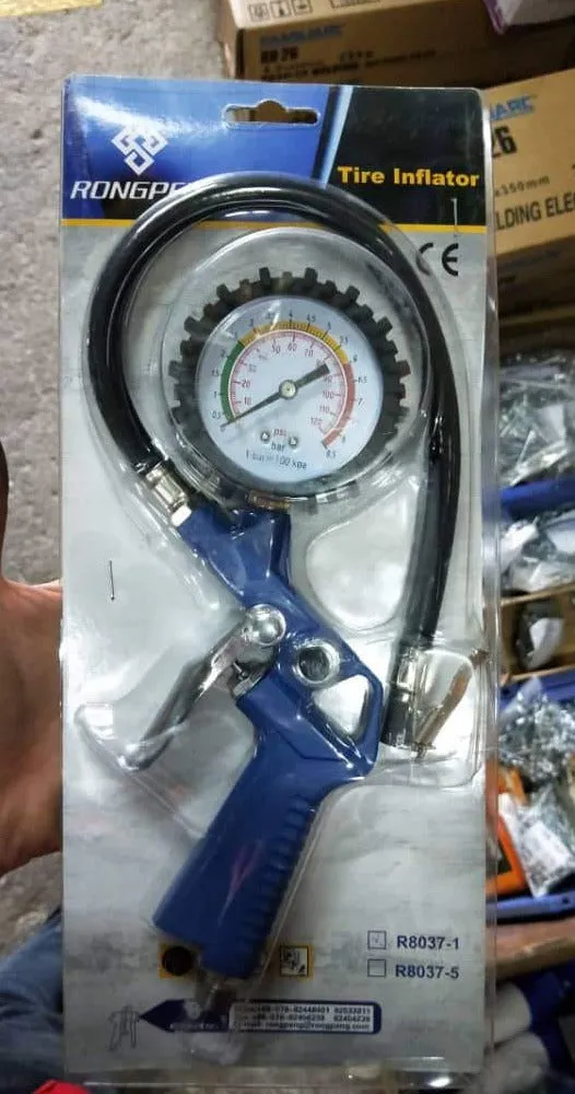 Rong Peng Rp8037-1 Tyre Inflating Gun (Tire Inflator ) with Pressure Gauge| Model : TG-RP8037