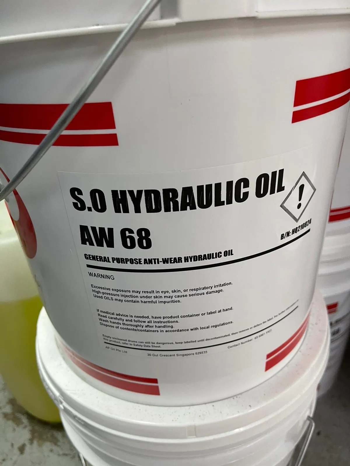 Sino Hydraulic Oil AW68 (18L)  | Model : OIL-S6818