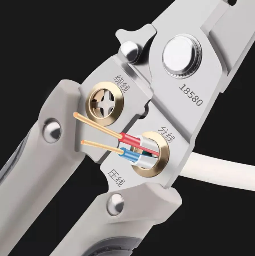 Stainless Steel Multi Wire Stripper 7 (0.8-3.2mm) | Model: WS1-YM-MT