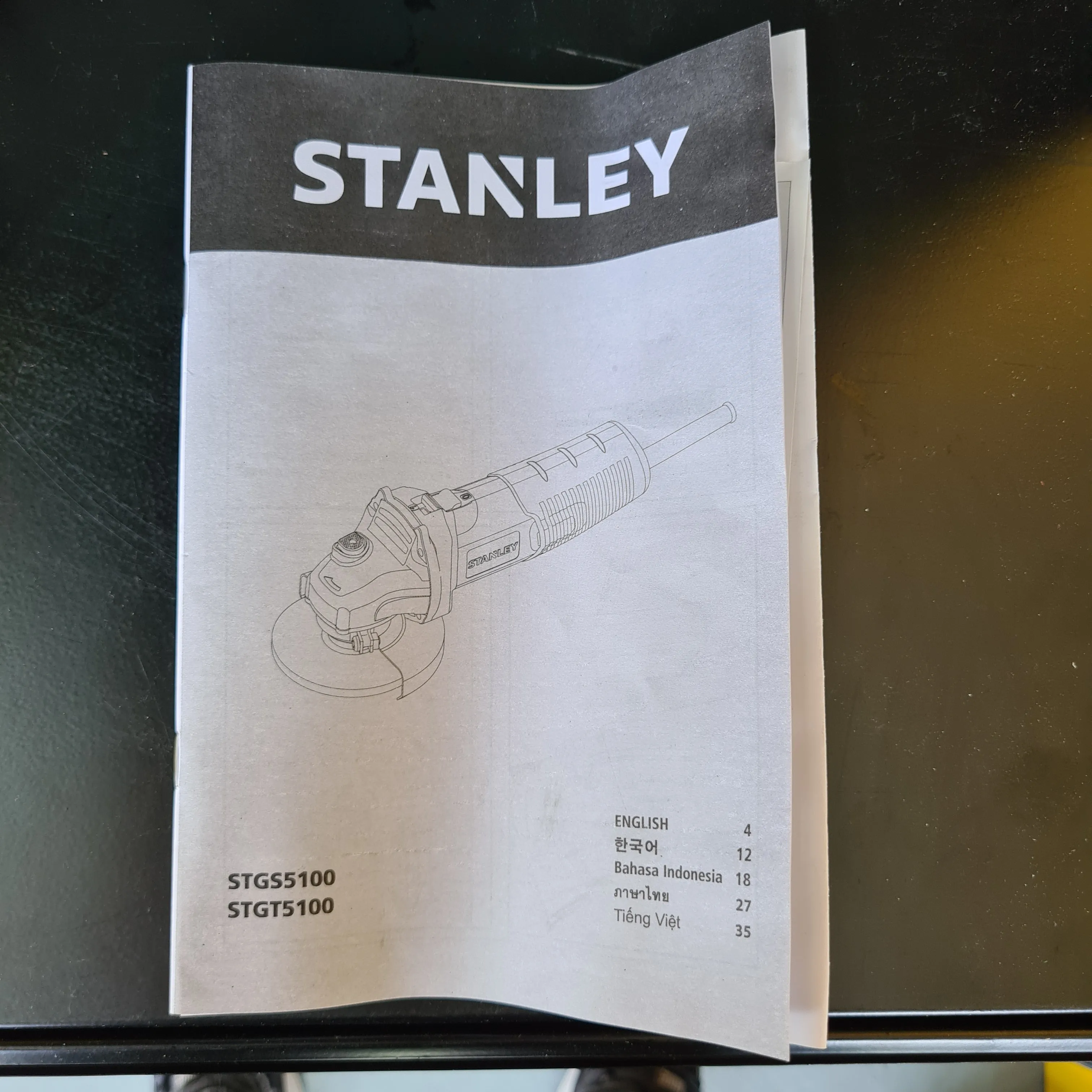 Stanley 4 580W Angle Grinder (Disc Grinding Machine) | Model : STGS5100-XD