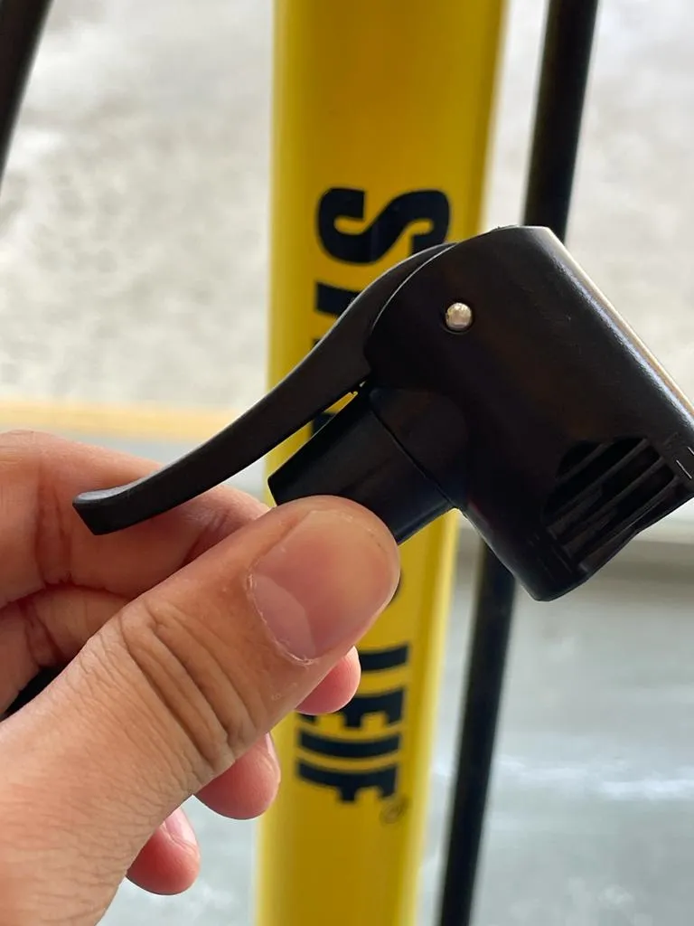 Steve&Leif Cosmic Yellow Bicycle Floor Pump | Model : PUMP-SL6015