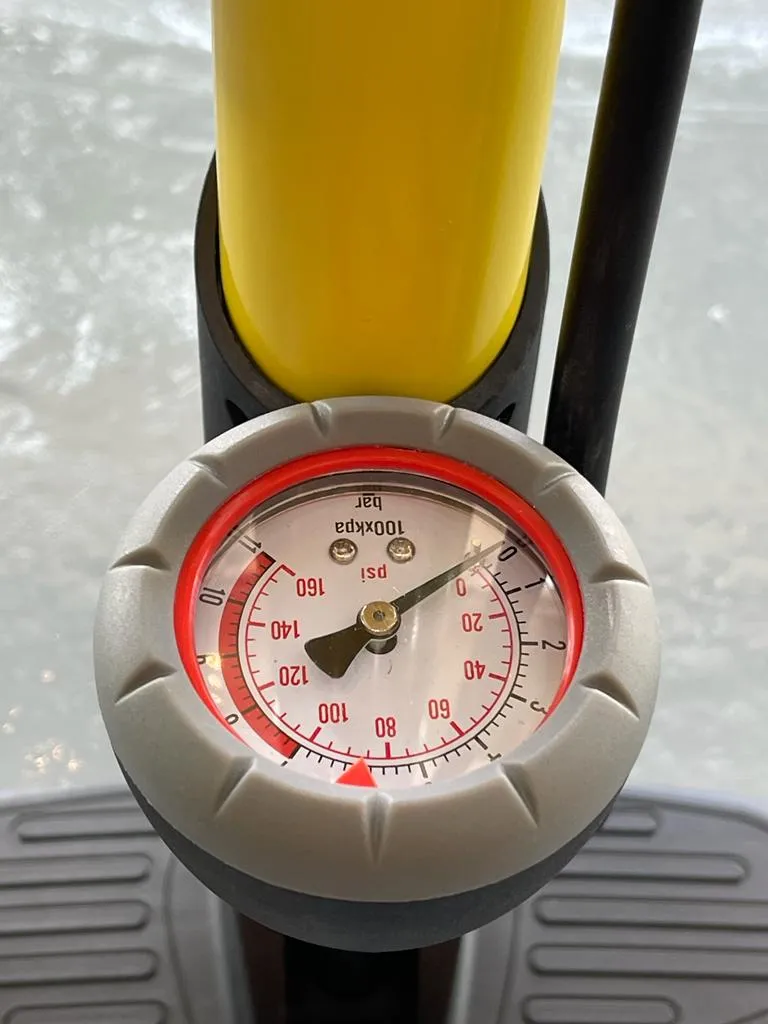 Steve&Leif Cosmic Yellow Bicycle Floor Pump | Model : PUMP-SL6015
