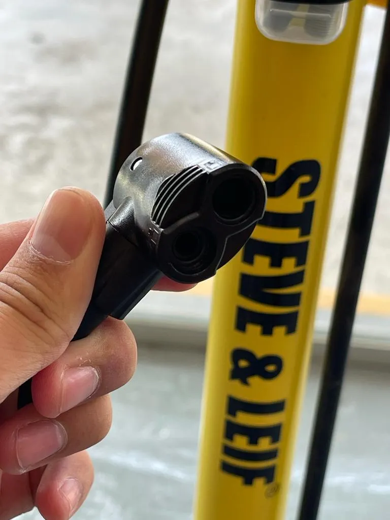 Steve&Leif Cosmic Yellow Bicycle Floor Pump | Model : PUMP-SL6015