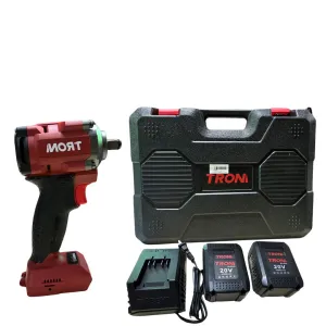 TROM 20V Cordless Impact Wrench 1/2 C/W 2 Battery & 1 Charger | Model : PB400