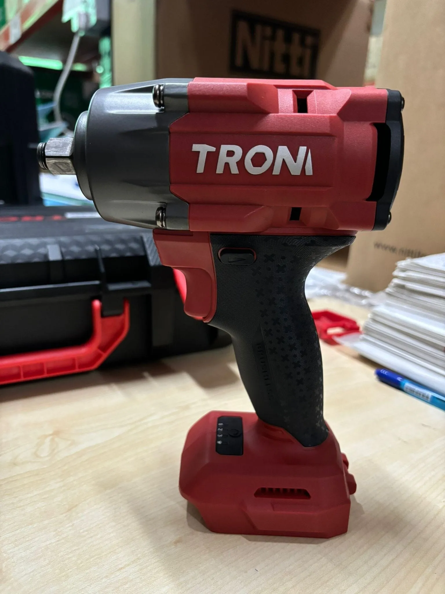 TROM 20V Cordless Impact Wrench 1/2 C/W 2 Battery & 1 Charger | Model : PB700