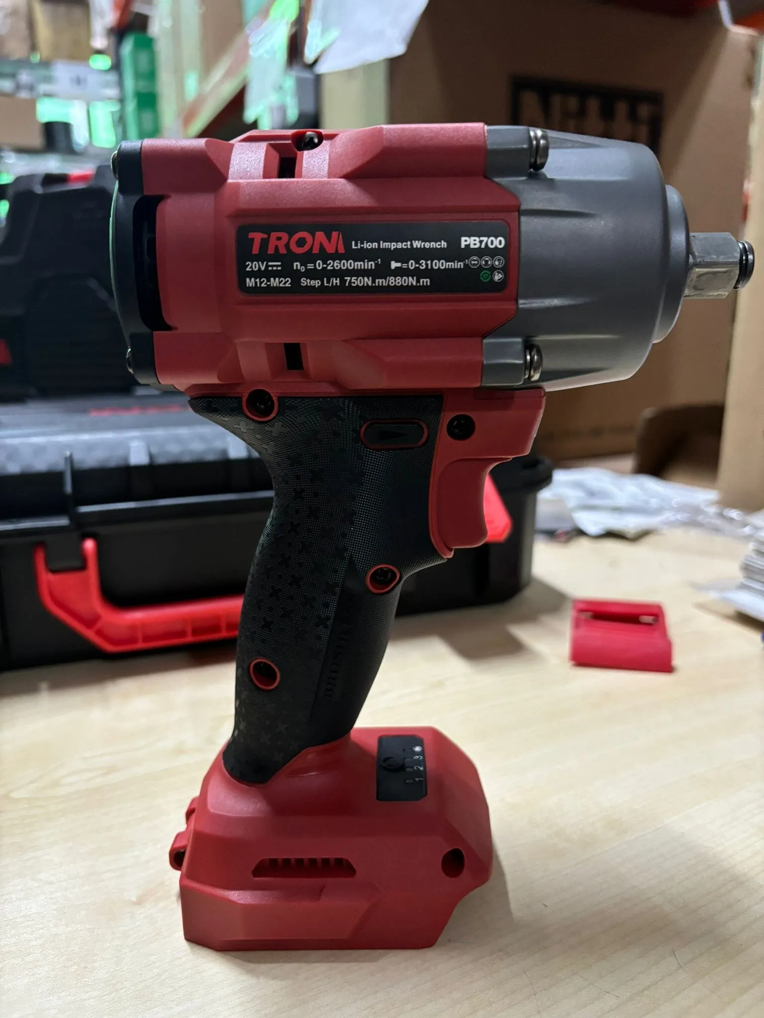 TROM 20V Cordless Impact Wrench 1/2 C/W 2 Battery & 1 Charger | Model : PB700