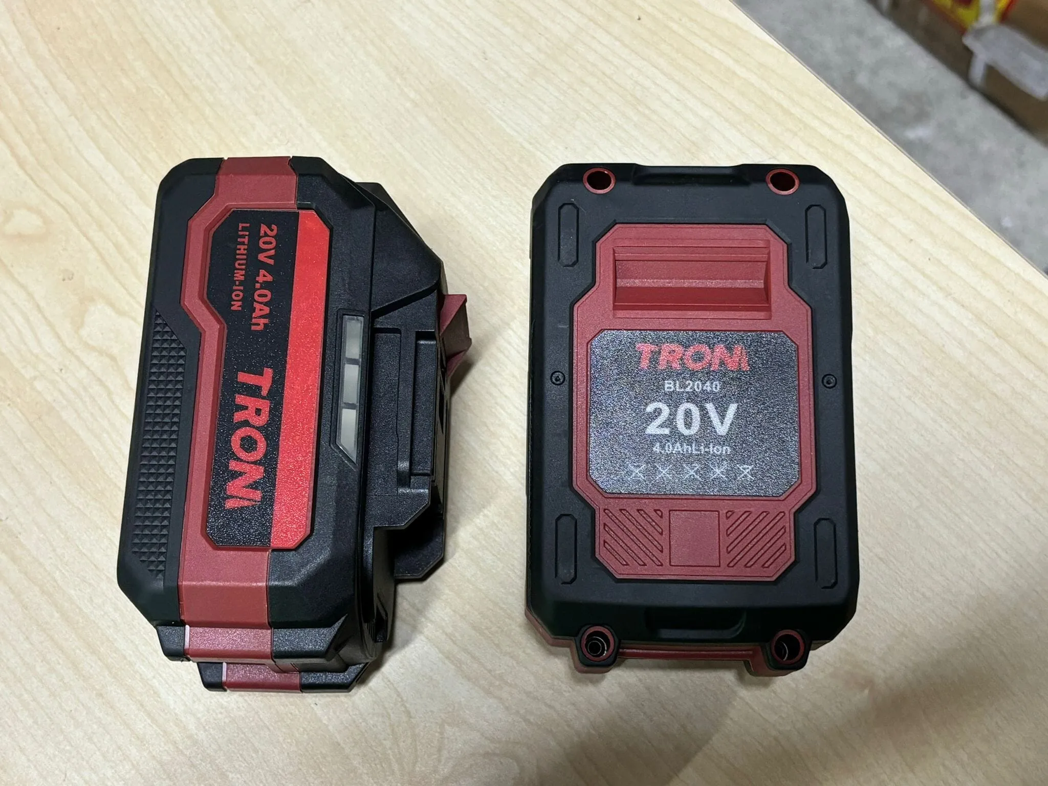 TROM 20V Cordless Impact Wrench 3/4 C/W 2 Battery & 1 Charger  | Model : PB1600
