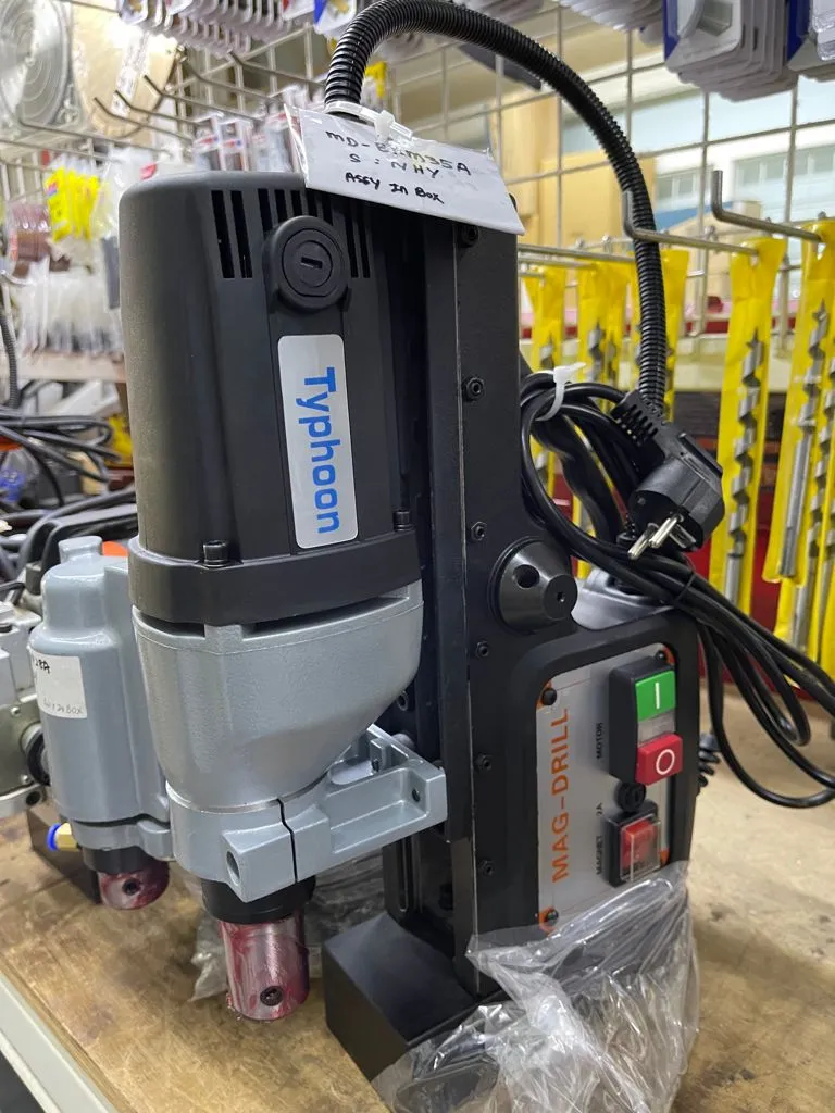 Typhoon (Typhon) Magnetic Drill 12-35Mm 1200W (230V or 110V) | Model : MD-BRM35A