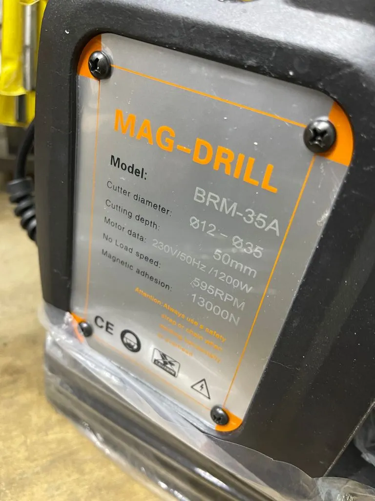Typhoon (Typhon) Magnetic Drill 12-35Mm 1200W (230V or 110V) | Model : MD-BRM35A