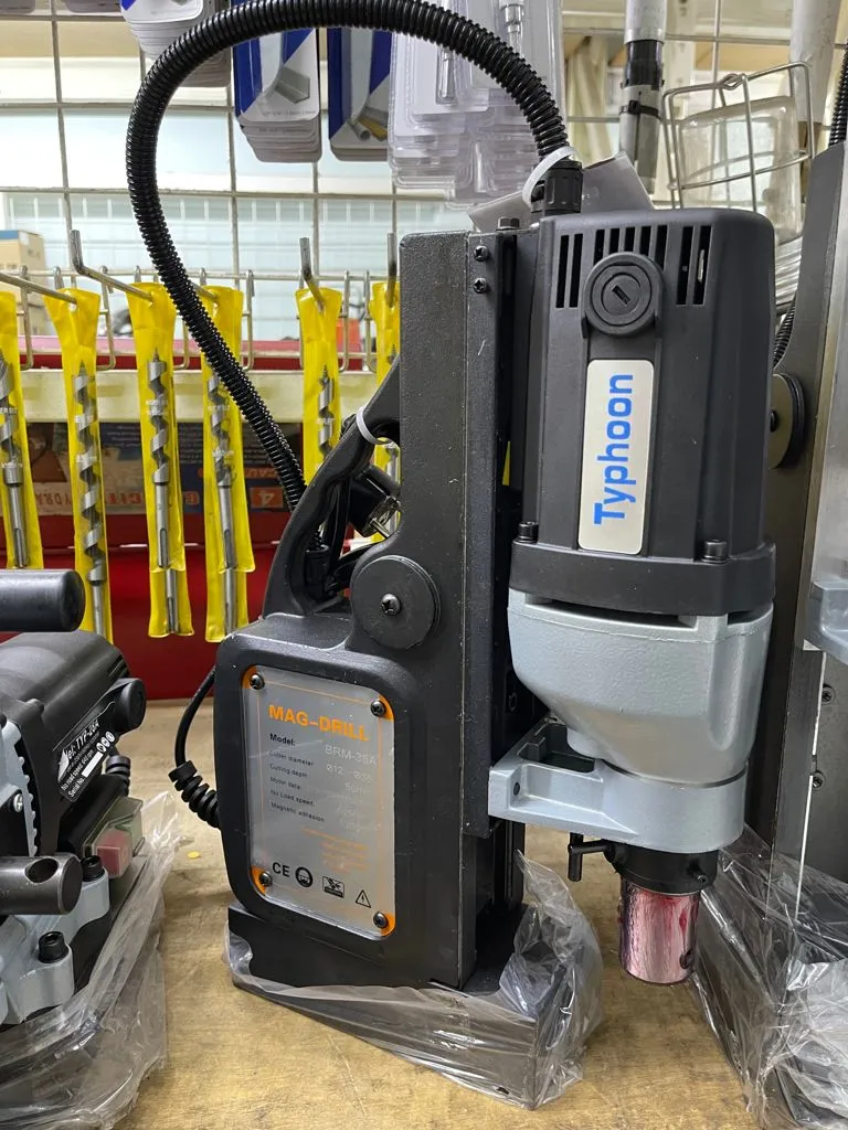 Typhoon (Typhon) Magnetic Drill 12-35Mm 1200W (230V or 110V) | Model : MD-BRM35A