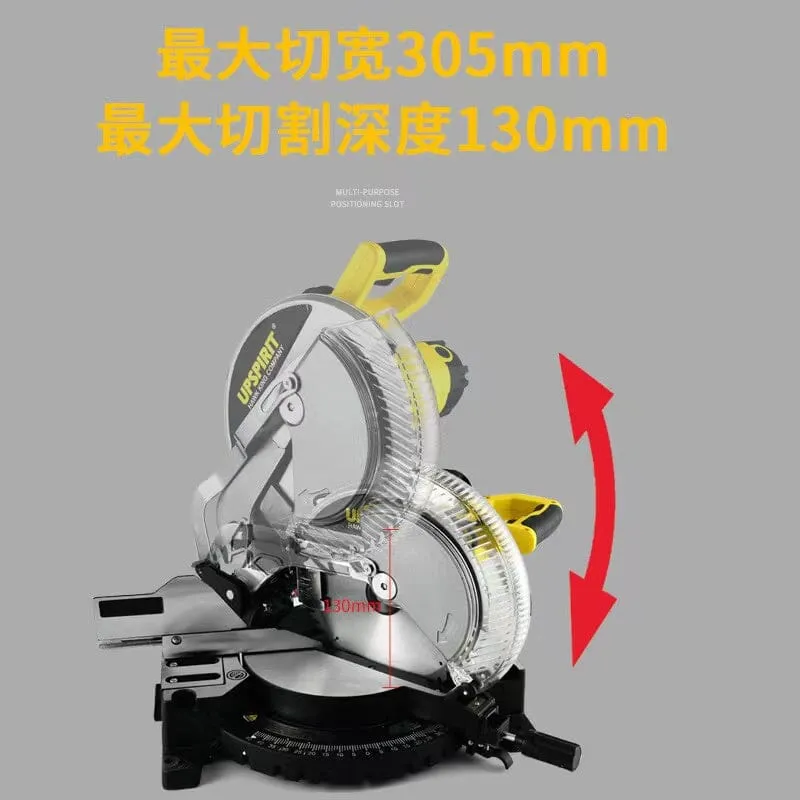 UPSPIRIT 305MM 12 MITRE SAW 230V COME WITH 12X100T ALUM BLADE | MODEL: HK-MS004