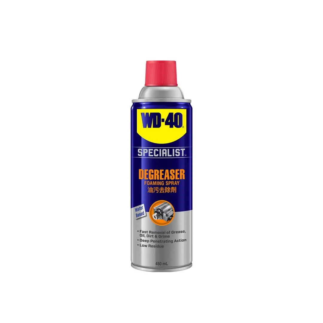 WD40 Specialist Degreaser Foaming Spray 450ml | Model: WD40-S-FAD