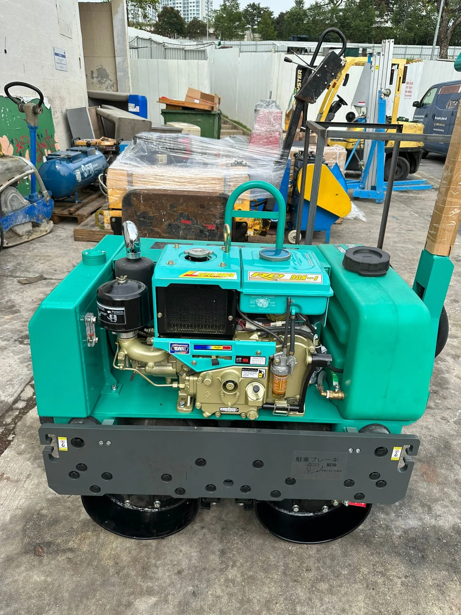 Worker Walk Behind Road Roller Water Cooled Engine RD90N 9HP | Model : WKR700DW